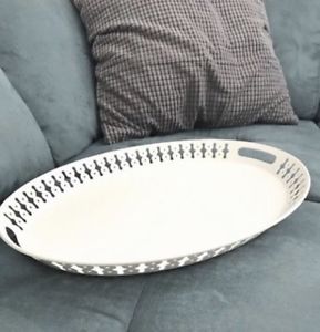 large white platter / food tray