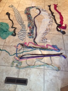 scarves and small belts (approx age 8-10 child)