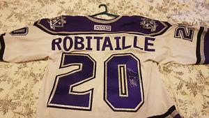 signed luc robitaille jersey