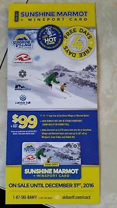 ski card 4 free days!
