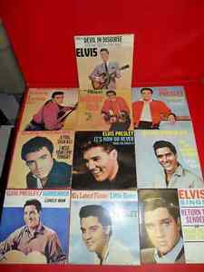 10 Elvis Singles  to . In unplayed condition.