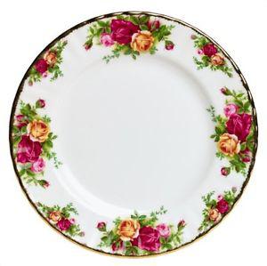4 ROYAL ALBERT OLD COUNTRY ROSES 8 inch SALAD/LUNCHEON