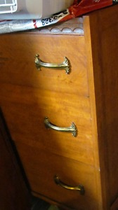 All wood 3 drawer dresser
