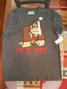 BRAND NEW Donkey Kong Tshirt Large Official Nintendo