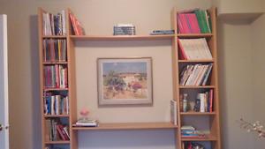 Bookshelf, cherry finish - Pick up Kelowna