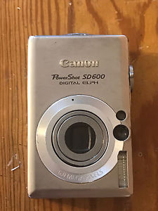 Canon Powershot SD600 camera