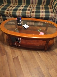 Coffee table and end tables set