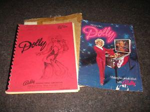 Dolly Parton Pinball Machine packet, Manual, flyer
