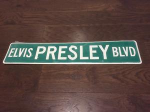 Elvis Presley BLVD Street Sign NEW