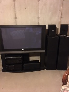 Flat Screen TV and Sound System