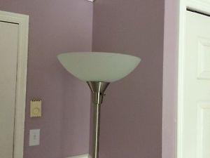 Floor Lamp - brushed chrome