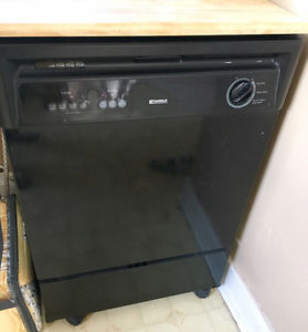 For sale, Black Kenmore dishwasher with countertop