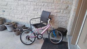 Girls bike, 20 inch tires, great condition!