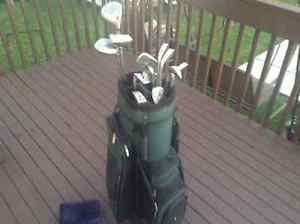Golf bag and club