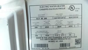 Hot water tank electric