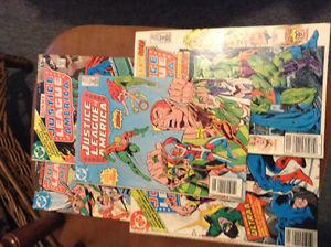 Justice league America comics magazines /DC five in lot