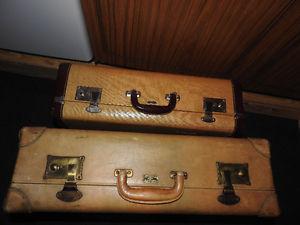 Large Vintage 's Leather MCBRINE LUGGAGE KITCHENER