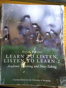 Learn to listen, listen to learn 2 (custom edition for UofM)