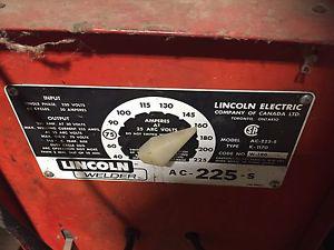 Lincoln ac225 s welder