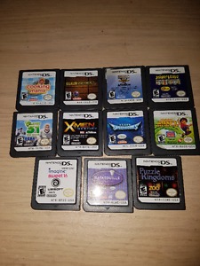 Lot of 11 loose DS games for 10$