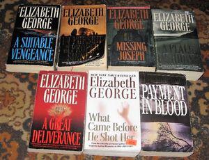 Lot of Elizabeth George books $5