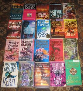 Lot of Heather Graham books $15