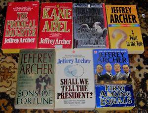 Lot of Jeffrey archer books $5