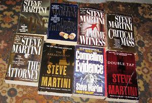 Lot of Steve Martini books $5