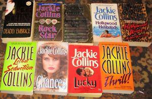 Lot of jackie collins books $5