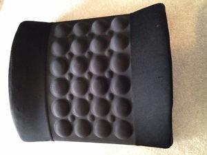 Lower back lumbar support cushion