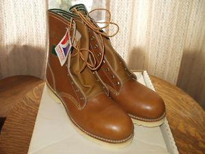 Men's Leather Safety Work Boots - NIB