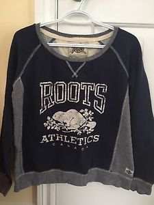 Navy Blue Roots Sweater