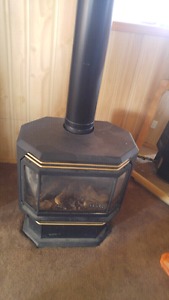 Newer propane fireplace