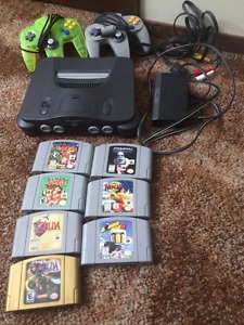 Nintendo 64 Console and Games