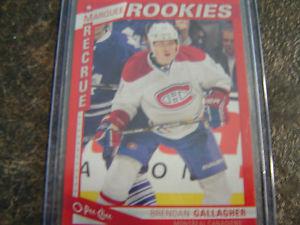  OPC Marquee Rookie Red Border Brendan Gallagher