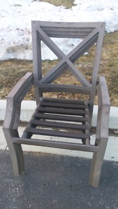 Patio chairs x 4 @ 26 Mayland Ct, off parkside