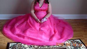Pink Alfred Angelo prom dress