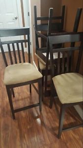 Pub Style Table & 4 Chairs
