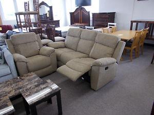 Reclining sofa and matching recliner. NEW! Sale $999.