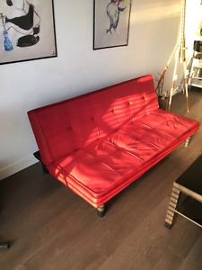 Red Futon from Jysk