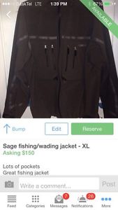 SAGE FISHING/wading jacket