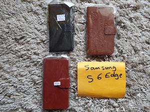 Samsung Galaxy S6 Edge Leather Flip Covers