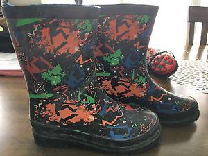 Size 1 Youth Rain Boots