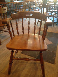 Solid Oak Captains Chair