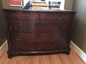 Solid wood dresser