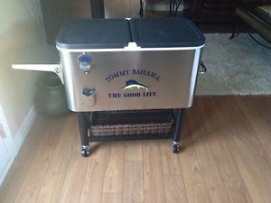 TOMMY BAHAMA Stainless Steel Cooler (Never USED)