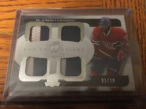 The Cup Foundations 1/10 P K Subban quad patch