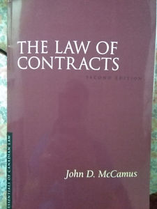 The law of contracts (2nd edit) by John McCamus