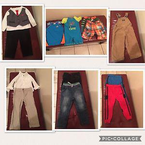 Toodler clothes size 2t to 4t