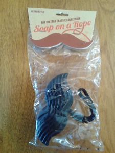 Vintage Moustache Soap on a Rope